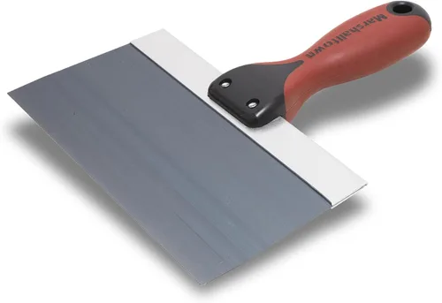 MARSHALLTOWN DuraSoft II 4508D - Cuchillo de cinta de acero azul de 8 pulgadas, para acabado de paneles de yeso