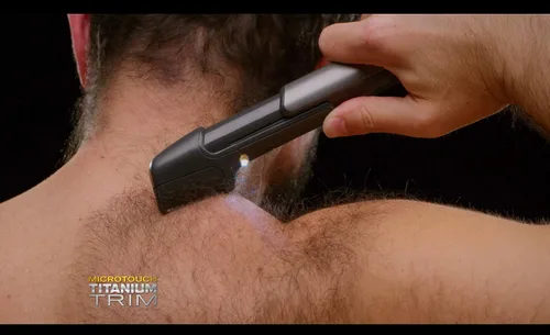 Miniatura 3 de Microtouch Recorte de titanio, herramienta de corte de cabello iluminada y peluquería corporal