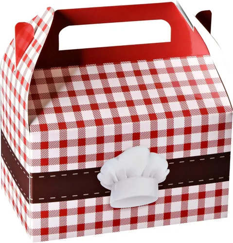 Miniatura 9 de Hammont Cajas de papel (10 unidades) - Cajas de galletas para regalos de fiesta, bonitos diseños, perfectas para fiestas y celebraciones, 6.25 x