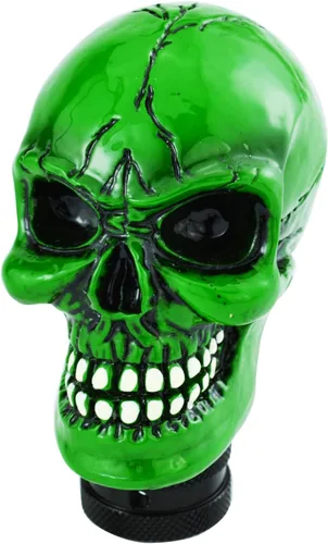 Miniatura 9 de Palanca de cambios con forma de calavera para palanca de cambios de velocidad, ajuste universal para la mayoría de los coches