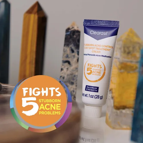Miniatura 7 de Clearasil Stubborn Acne Control 5en1 Crema de Tratamiento Localizado, 1 oz