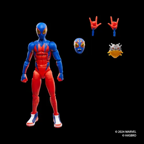 Miniatura 9 de Marvel Legends Series Spider-Boy, Retro Comics Figura de acción coleccionable de 6 pulgadas
