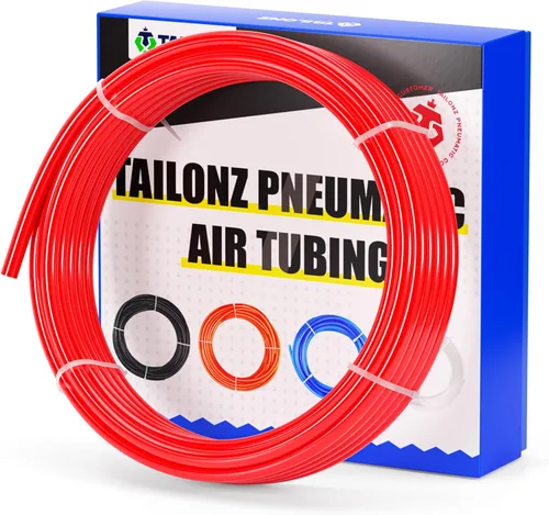Miniatura 14 de TAILONZ PNEUMATIC Air Line DOT - Tubo de nailon neumático negro de 1/2 pulgada (32.8 pies), manguera de nailon