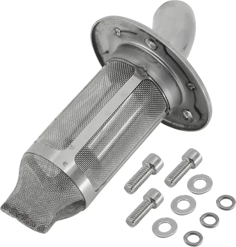Caltric Salida de tubo de silenciador compatible con Yamaha Grizzly 350 YFM350 4x4 2007-2014