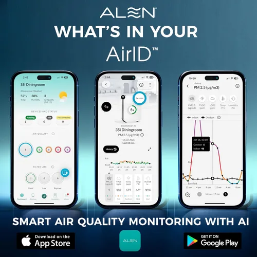 Miniatura 5 de Alen Purificador de aire BreatheSmart 75i HEPA con filtro puro para habitaciones grandes de hasta 2800 pies cuadrados - Perfecto para sala de estar