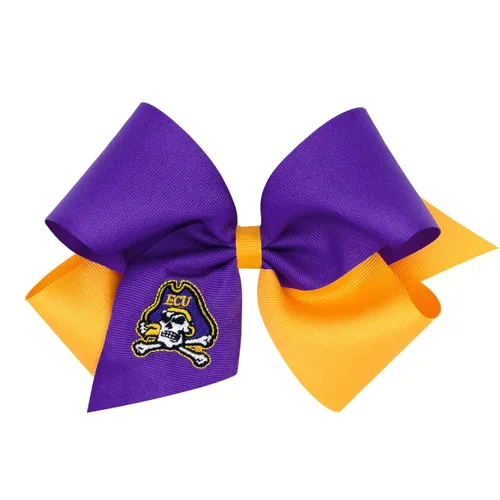 Miniatura 46 de Divine Creations - Lazo para el pelo de dos tonos para niñas con temática universitaria para el día del juego, por Wee Ones en un clip WeeStay