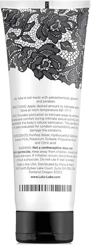 Miniatura 5 de Lubricante personal. Lulu Lube Lubricantes naturales a base de agua para hombres y mujeres. Botella de 16 onzas y tubo de 8 onzas, lubricantes