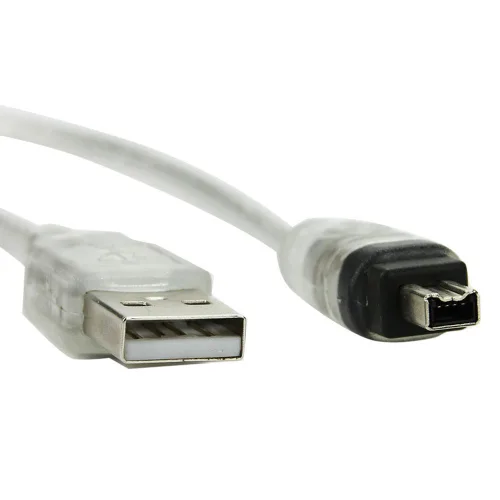 Miniatura 4 de chenyang Adaptador de cable iLink macho USB 2.0 macho a Firewire IEEE 1394 de 4 pines macho solo compatible con Sony DCR-TRV75E 4.92FT/1.5M