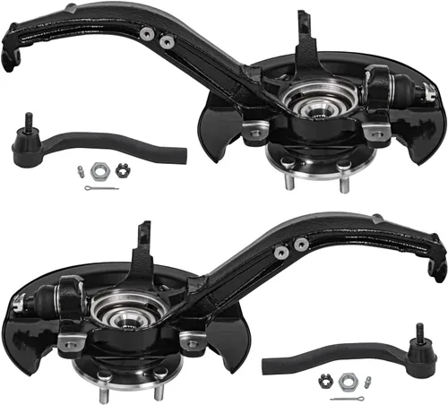 Miniatura 81 de Detroit Axle - Conjunto de manguetas de dirección delanteras de 2 piezas para Hyundai Accent 06-11, 2 manguetas de dirección y conjunto de buje