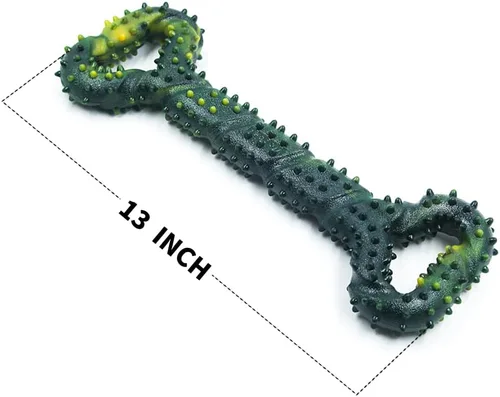 Miniatura 5 de Juguetes para perros para masticadores agresivos, juguetes grandes para perros con diseño convexo, juguete de goma natural para perros enérgicos