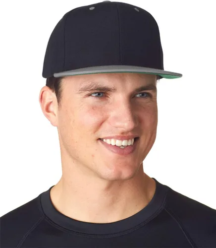 Miniatura 12 de Yupoong Visera plana estructurada de 6 paneles Classic Snapback (6089)