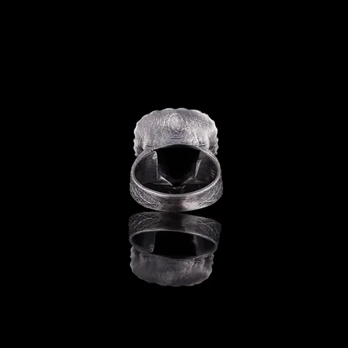 Miniatura 5 de Triceratops Ring, Dinosaur Ring Sterling Silver, Torosaurus Ring, Jurassic Ring, Dinosaur Head Ring, Artisan Gift