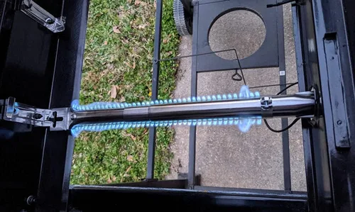 Miniatura 5 de Quemador de parrilla de gas, tubo universal de acero inoxidable que se extiende de 14 a 19 pulgadas, piezas de repuesto para barbacoa Nexgrill