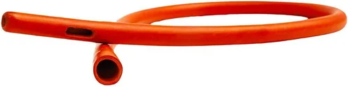 HealthAndYoga™ Tubo de colon de goma para enema - extremo abierto (20 pulgadas x 34 FR) - Suministros de kit de enema compatibles reemplazables -