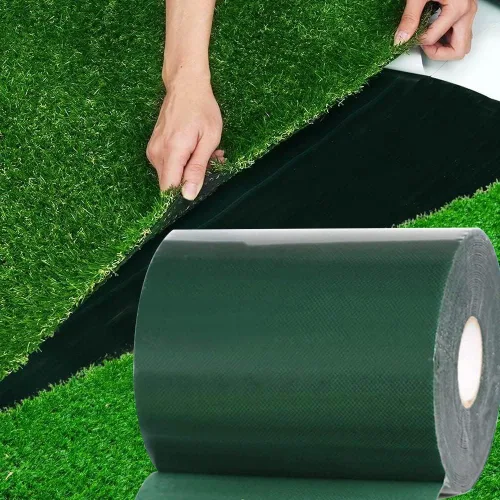 Miniatura 8 de Cinta de césped artificial, cinta de costura de césped artificial autoadhesiva para césped, césped, unión de alfombras