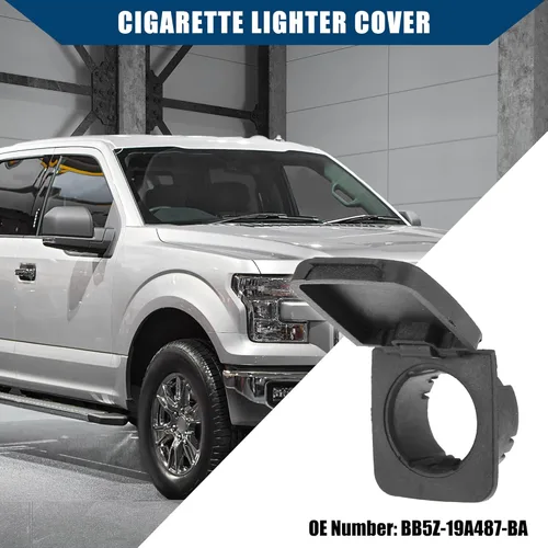 Miniatura 3 de BB5Z-19A487-BA/Derecho delantero / Tapa de salida de encendedor de 12V para Ford F-150 para Ford Edge 2011-2021 / Tapa de cubierta de encendedor