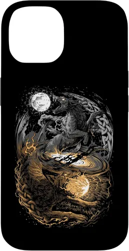 Miniatura 4 de Funda para iPhone 11 Viking Wolf Norse Mythology Pagan Ragnarok Wolves