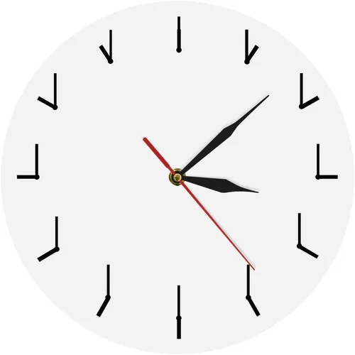 Miniatura 10 de The Geeky Days Reloj de pared moderno simple reloj redundante reloj redondo decorativo reloj de pared arte creativo decorativo silencioso reloj
