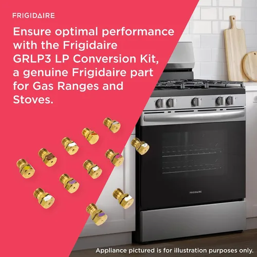 Miniatura 4 de Frigidaire Kit de conversión GRLP3 LP para estufas de gas y estufas