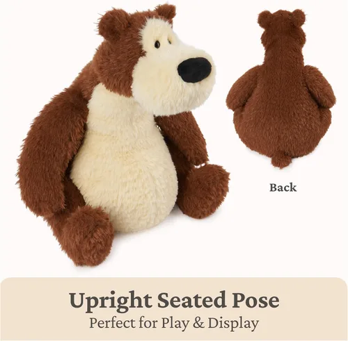 Miniatura 5 de GUND Growler - Oso de peluche clásico de oso marrón, 11 pulgadas