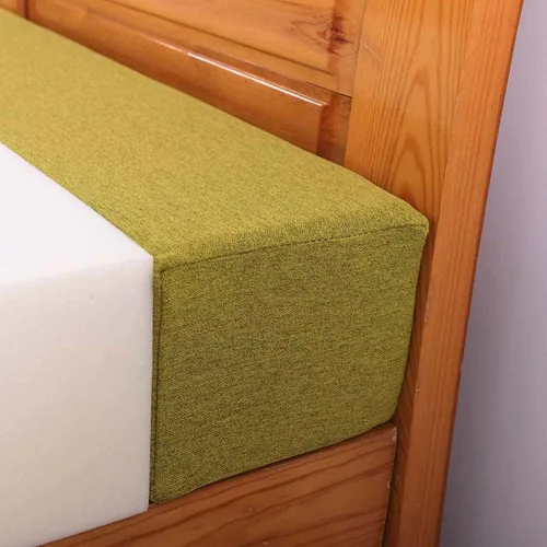 Miniatura 13 de YURRO Almohadilla de cuero sintético para cama de cabecero, protección acolchada para cabecera, almohada larga y alargadora de colchón suave, Beige