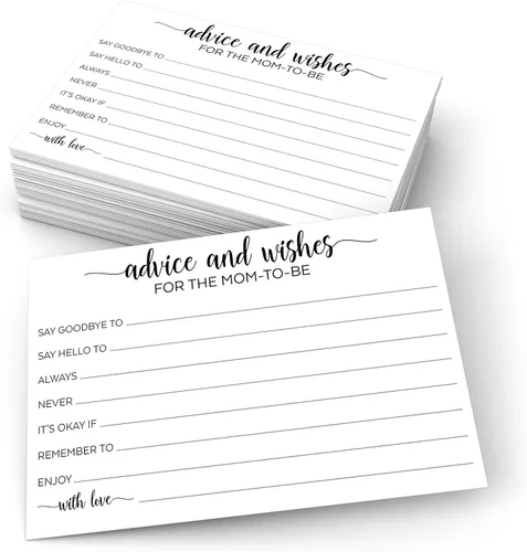 Miniatura 25 de 321Done Advice & Wishes for the Mr & Mrs, 4 x 6 pulgadas, color blanco (50 tarjetas), hecho en Estados Unidos, consejos de boda para novia, novio