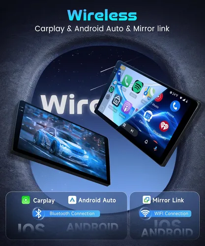 Miniatura 3 de Rimoody 4+64G Android 15 Estéreo de coche para Ford F150 F-150 2009-2012 con Carplay inalámbrico Android Auto, 9 '' en la pantalla de la célula