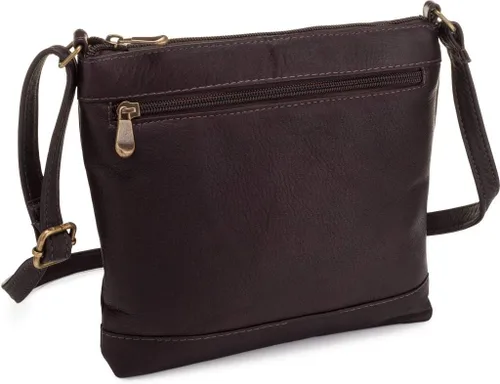 Le Donne Bolso cruzado de cuero Savanna para mujer, bolso de cuero colombiano de grano completo, bolso de hombro