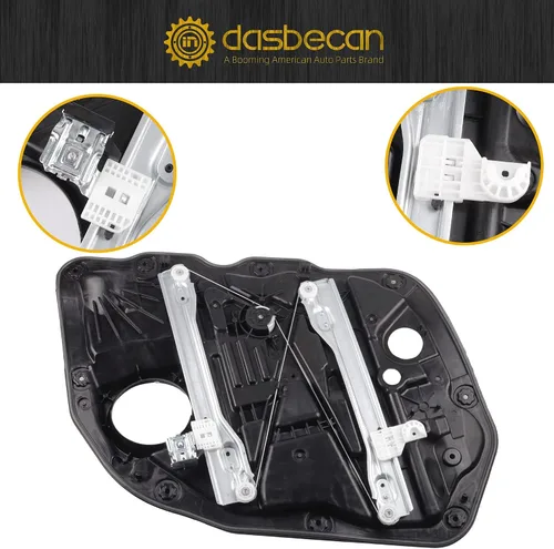 Miniatura 6 de Dasbecan Conjunto de regulador de ventana eléctrica y motor para el lado del pasajero delantero derecho compatible con Kia Optima 2014 2015 2.0L