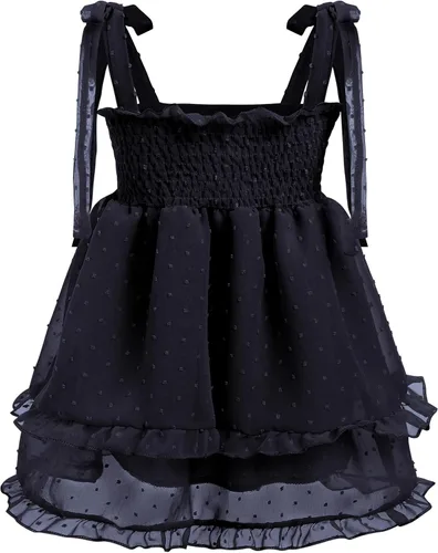 Miniatura 6 de Vestido de tul de verano para niña pequeña, vestido floral de fiesta de cumpleaños, vestido de boda para niña de las flores, vestido casual