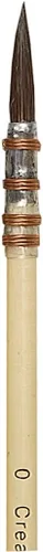 Creative Mark Harmony Blue Squirrel Quill - Brocha de acuarela tamaño #0 – Pincel profesional para artistas – Pincel hecho a mano, mango de madera