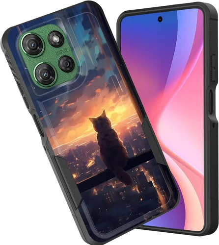 Miniatura 66 de Funda protectora para Motorola Moto G Stylus 5G 2025/Moto G Stylus 5G 2026, funda protectora híbrida de doble capa resistente a prueba de golpes