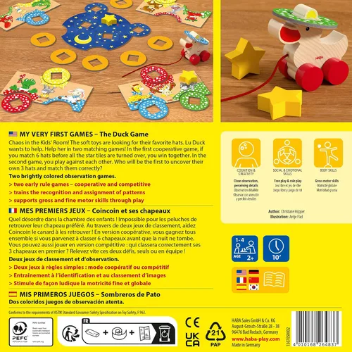 Miniatura 8 de HABA My First Games Little Duck para mayores de 2 años
