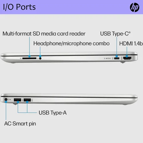 Miniatura 7 de Laptop HP 15 (15.6 pulgadas FHD antirreflejo, procesador Intel Core i5, 8 GB de RAM, 256 GB SSD) para negocios, estudiantes, hogar, batería de larga