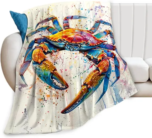 Miniatura 10 de Manta de pesca con bandera estadounidense, manta suave, cálida, acogedora, mullida, de felpa, regalos para niñas y mujeres, ligera, franela