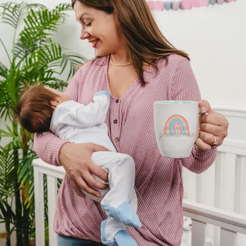 Miniatura 5 de Blessed Grandma - Taza de café para bebé de gres de 20 onzas