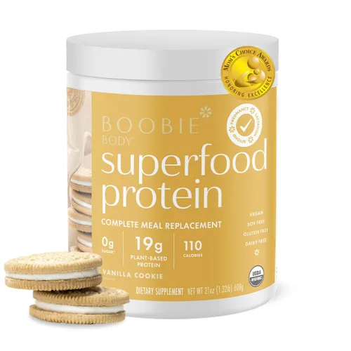 Miniatura 11 de Boobie BODY - Polvo para licuado de proteína vegana y orgánica con prebióticos y probióticos, 20 porciones