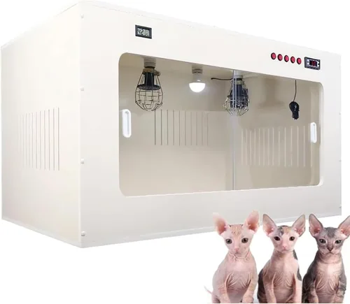 Dog Incubator for Puppies, Cat Incubator for Puppies, Pet Incubator Box for Dog, Large Pet Brooder Nursery Dog, Puppy Incubator with Heating, Kitten