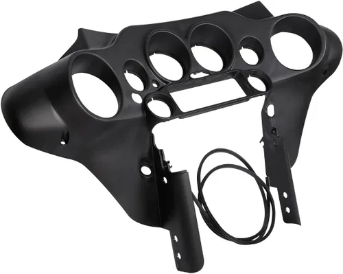 Miniatura 6 de Green-L Juego de carenado interior y exterior de murciélago negro para Harley Touring Street Glide Electra Glide 1996-2013 Carenado exterior e