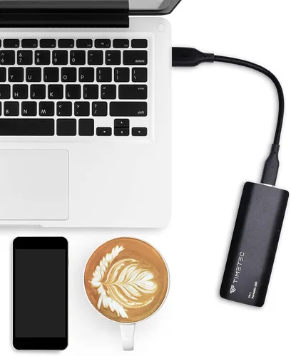 Miniatura 5 de Timetec 1TB Pro USB 3.2 Gen 2 Tipo-C/Tipo-A SSD Velocidad de lectura 1000MB/s Unidad de estado sólido Stick para iPhone 15/Android/Tablet/Windows/Mac