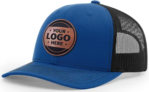 Miniatura 33 de Sombrero de parche de cuero de camionero personalizado grabado con láser