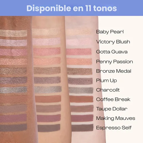 Miniatura 8 de ALLEYOOP Sombra de ojos en barra impermeable 11th Hour - Sombra de ojos en lápiz y delineador de ojos de larga duración, barra de crema a polvo e