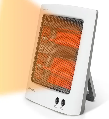 Calentador de espacio radiante, calentador eléctrico portátil, calentadores infrarrojos para uso en interiores, calentador halógeno para oficina de