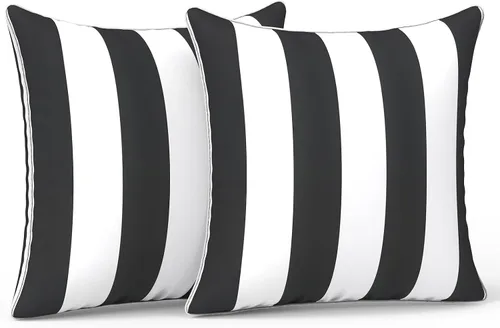 Miniatura 66 de LVTXIII Juego de 2 almohadas lumbares para patio, 12 x 20 pulgadas, resistentes a la decoloración, para exteriores con interiores, cojines lumbares