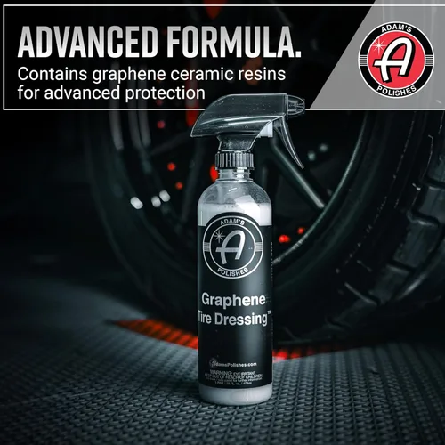 Miniatura 5 de Adam's Polishes Abrillantador de Neumáticos con Grafeno - Acabado Negro Profundo con Grafeno No Graso para Detallado de Automóviles Usar