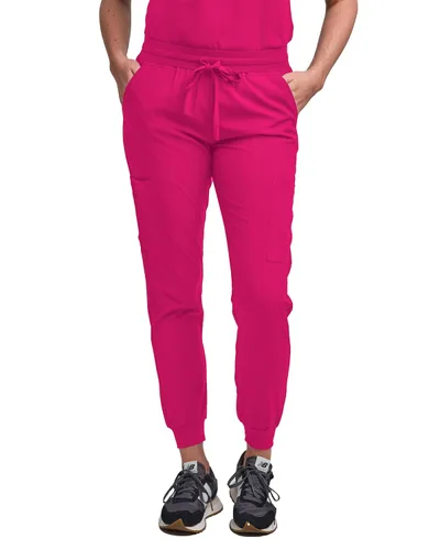 Miniatura 59 de Green Town Conjunto de ropa quirúrgica para mujer, pantalón deportivo y parte superior con cuello en V, 5 bolsillos, cintura de yoga, uniforme