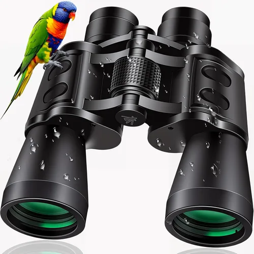 20x50 prismáticos de alta potencia para adultos, prismáticos claros y duraderos para observación de aves, turismo, observación de vida silvestre,