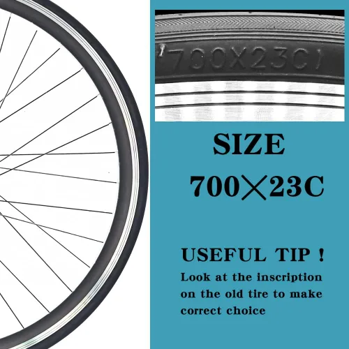 Miniatura 3 de Paquete de 2 neumáticos de bicicleta 700 x 23C 700 x 25C 700 x 28C 700 x 35C par de neumáticos de bicicleta de carretera 60 TPI o 30 TPI neumáticos