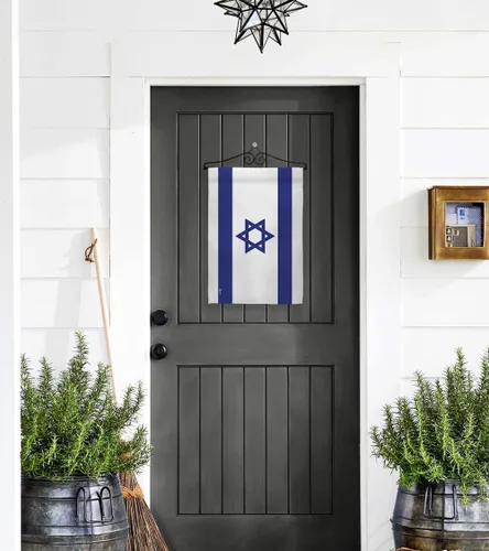 Miniatura 2 de Bandera de Israel Bandera de Israel Decoración de la Habitación Pequeña Decoración de la Tumba Interior Banner de Patio Exterior Casa Colgante