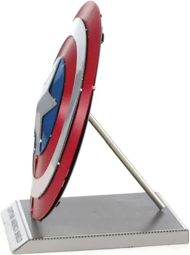 Miniatura 2 de Fascinations Metal Earth Marvel Captain America's Shield 3D Kit de modelo de metal